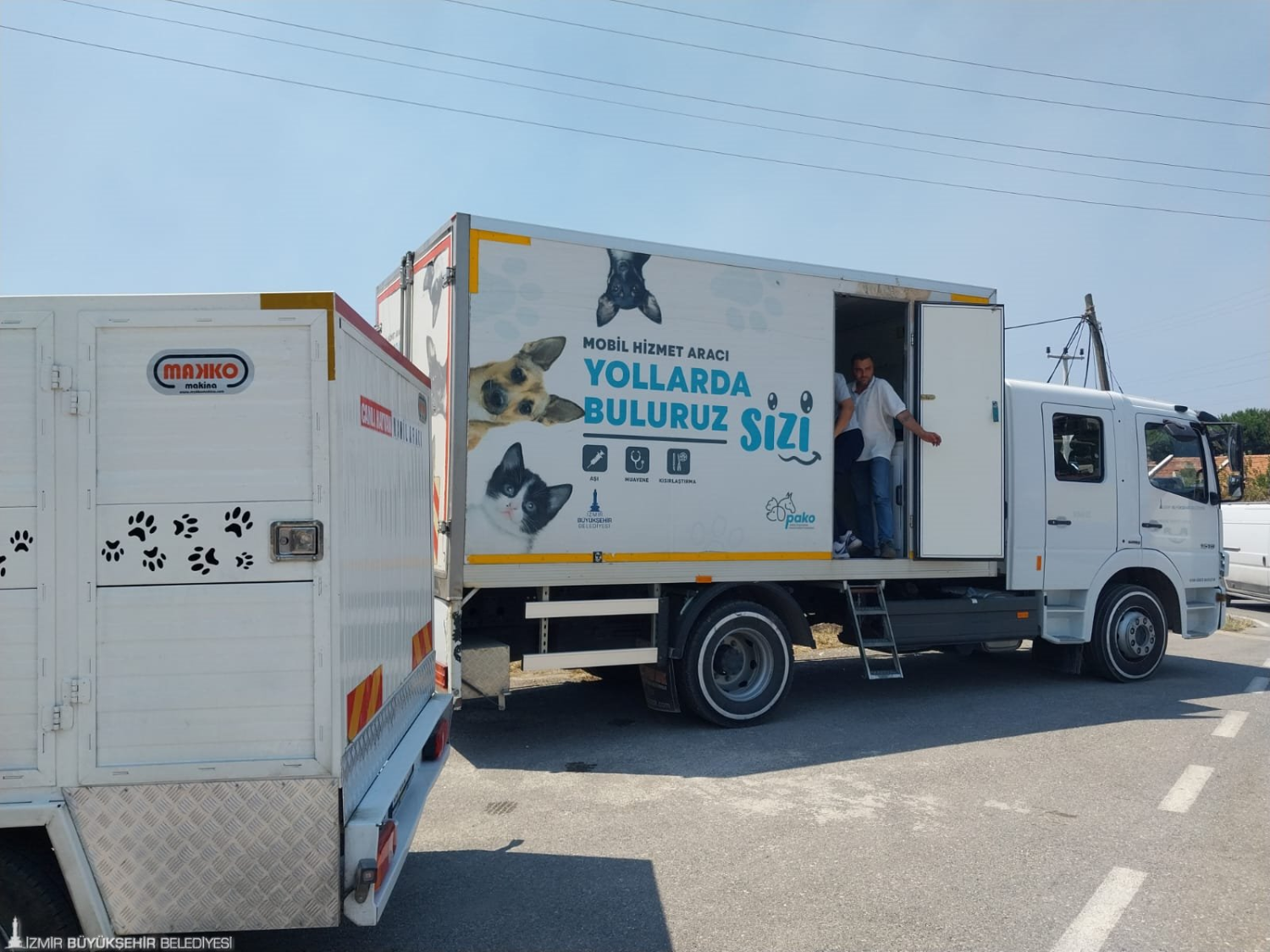 Büyükşehir yangın bölgelerindeki tüm canlıların yardımına koştu